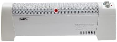 EZ-HEAT 1500W Baseboard Space Heater with Thermostat Dent-Proof Panels Safety Features