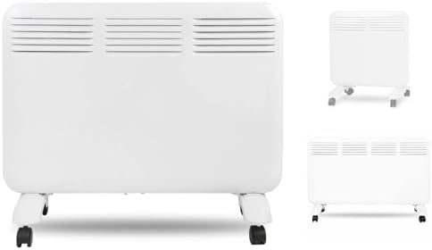 Fadidio 1000W Electric Space Heater with Touch Control and Wheels