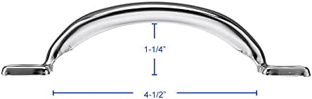 LIZAVO V171 Gate Handle 2 Pack Stainless Steel
