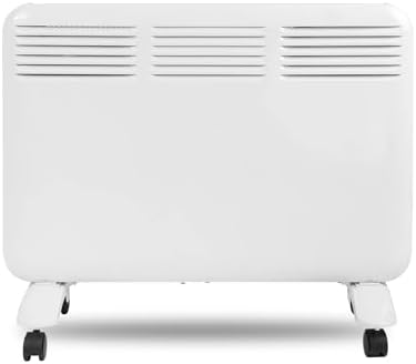 Fadidio 1000W Electric Space Heater with Touch Control and Wheels