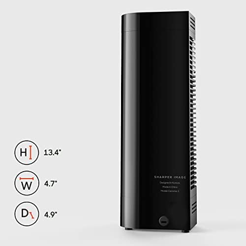 Sharper Image CERAMIC 3 Space Heater with 2 Heat Settings