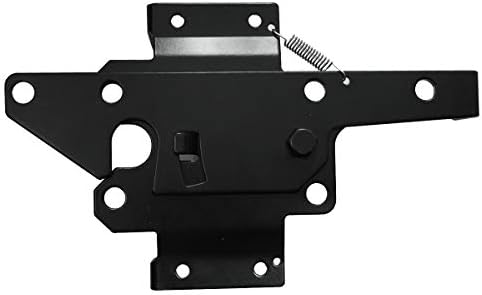 SANKINS Heavy Duty Self-Locking Gate Latch Black Steel