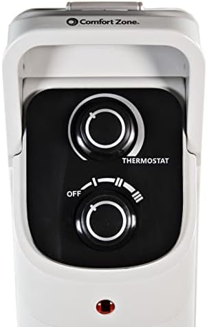 Comfort Zone Oil-Filled Radiator Space Heater 1500W