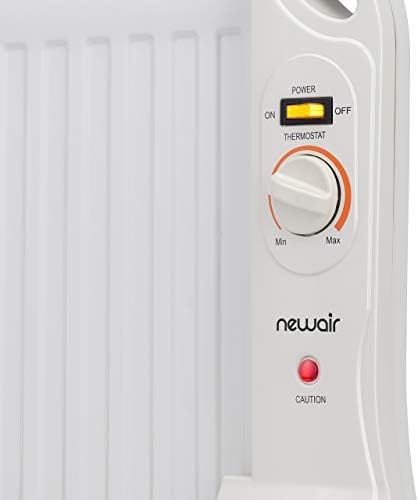 NewAir 400W Portable Under Desk Heater - Slim Silent