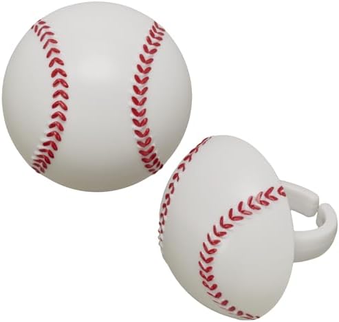 DecoPac 3D Baseball Cupcake Toppers - 24 Pack 1