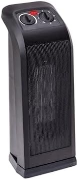 Comfort Zone 18 Inch Space Heater with PTC Oscillation