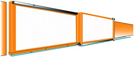 BENINCA Telescopic Sliding Gate System Hardware for 2 Doors