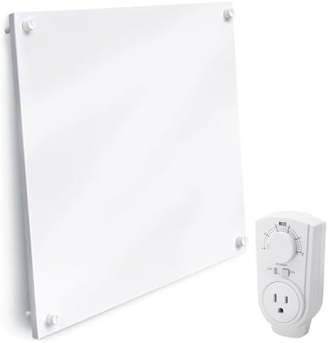 EconoHome Wall Heater Panel with Thermostat 400W 120V 120 Sq Ft