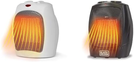 BLACKDECKER 1500W Portable Space Heater with Carry Handle