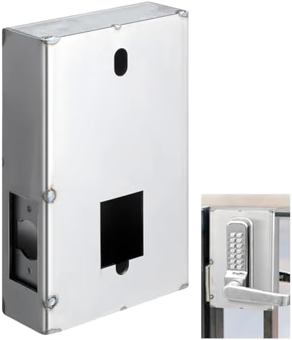 Blulu Gate Lock Box for Double Keypad Steel Gate Box 60mm Backset