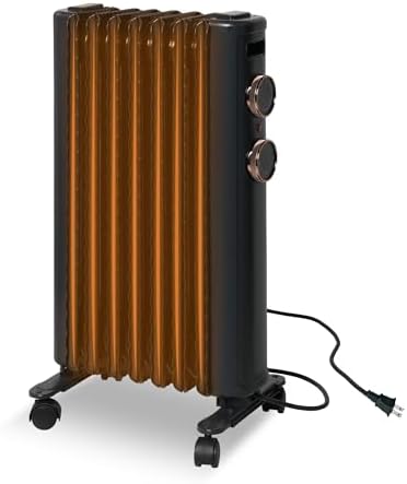 Fadidio Portable Oil-Filled Heater with 3 Heat Settings