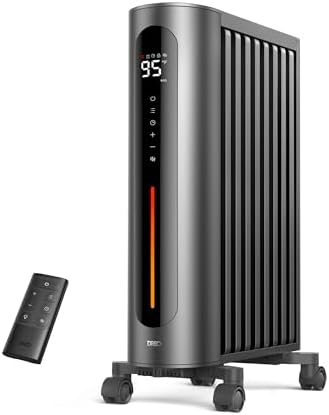 Dreo Oil Filled Radiator Heater with Remote Control and 10 Safety Features 1