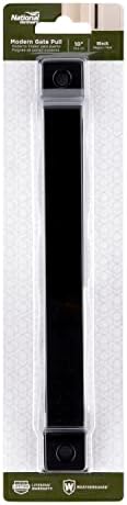 National Hardware N166-022 10-Inch Black Gate Pull Handle