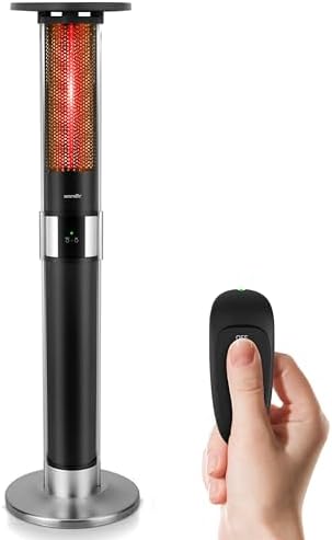 SereneLife Infrared Heater 1500W Portable with Remote Control