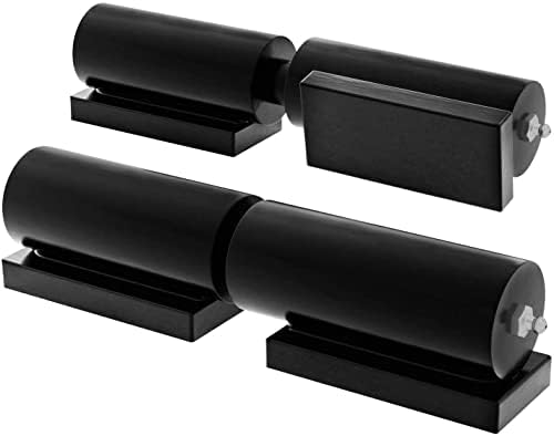 Heavy Duty Gate Hinges 7 Inch 2 Pack Black Iron