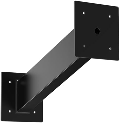 Universal Gooseneck Keypad Mount Bracket Black