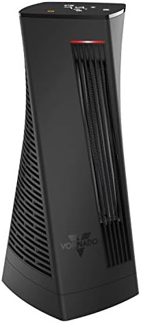 Vornado Oscillating Tower Heater Whole Room Black