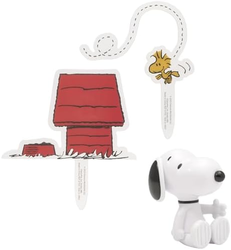 Peanuts Snoopy and Woodstock Cake Topper 3-Piece Set