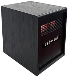Modern Ember 1500W Infrared Heater with LED Touchscreen