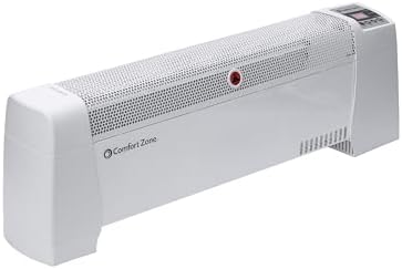 Comfort Zone 1500W Electric Space Heater White