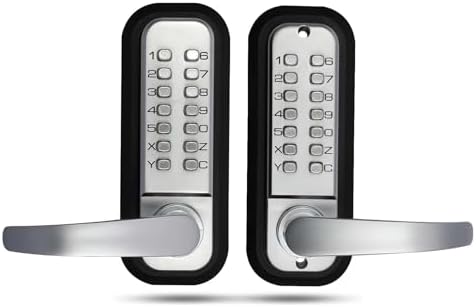 Soobool Double Sided Keyless Door Lock with Adjustable Deadlatch 1