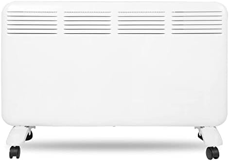 Fadidio 1500W Electric Space Heater with Touch Thermostat and Wheels
