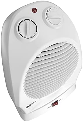 Comfort Zone Oscillating Heater with Thermostat and Fan-Forced Cooling