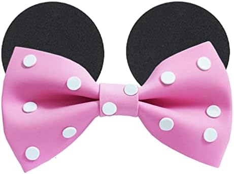 GmakCeder Mouse Cake Topper Bow and Ears New Pink