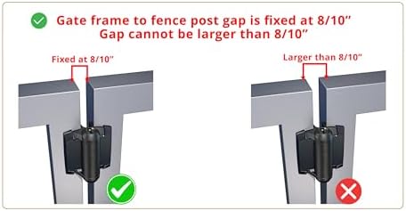 DD Technologies TruClose Gate Hinges Gloss Black 2 Count 1