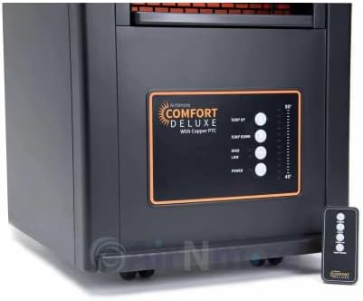 Comfort Deluxe by Airnmore Space Heater with Remote