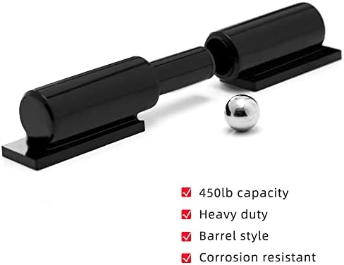 Heavy Duty Gate Hinges 7 Inch 2 Pack Black Iron