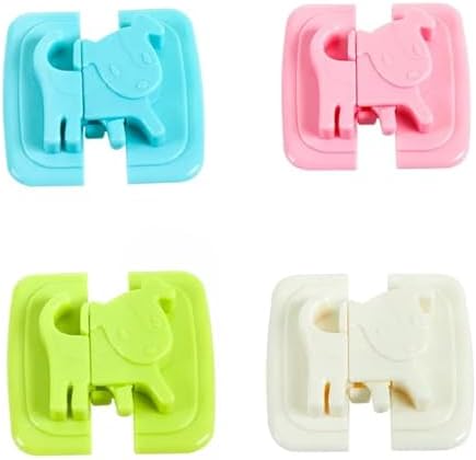 DNAFIMUO 1Pcs Pink Safety Drawer Lock for Cabinet Doors