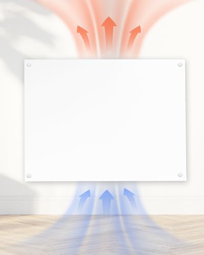 Amaze Heater 600W Convection Panel Wall Mount for Large Rooms