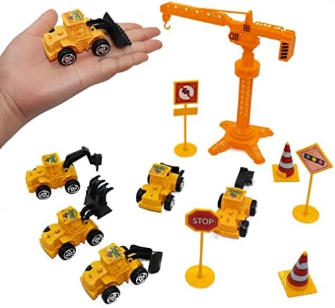 Nevperish 18 PCS Construction Cake Toppers Set