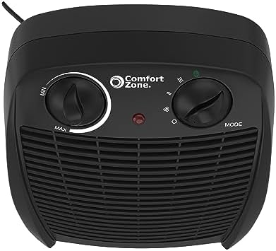 Comfort Zone Indoor Space Heater with Adjustable Thermostat