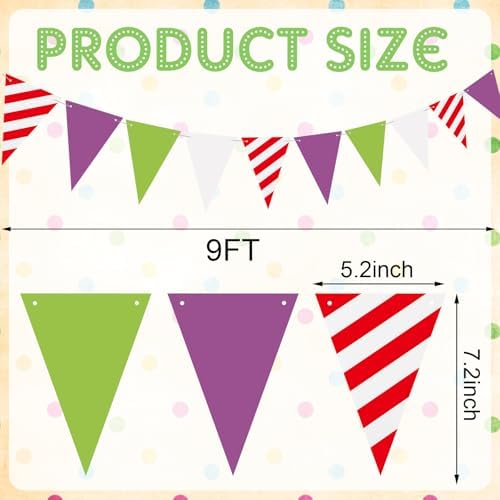 5 Pieces Buzz Themed Birthday Banners with Flags and Rope