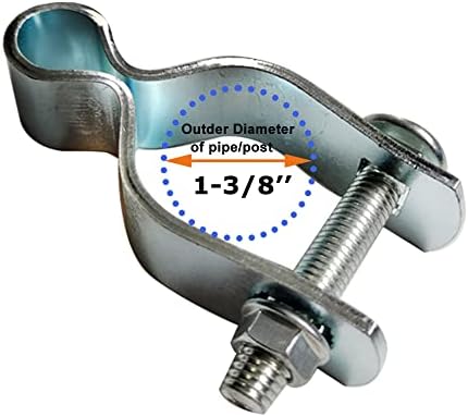 2 Pack Wall Mount Gate Hinge with Strong Screws