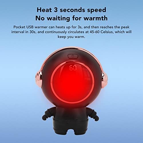 USB Rechargeable Hand Warmer for Winter - Fast Heating and Portable