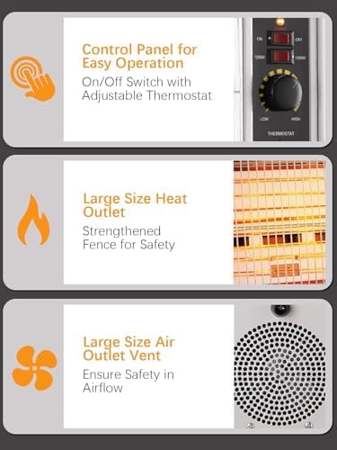 Chic Now Radiant Heater with 2 Settings