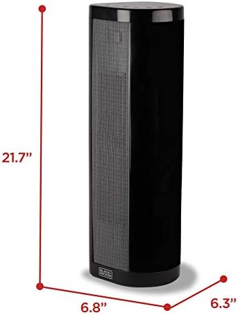 BLACKDECKER Ceramic Heater with Remote Control