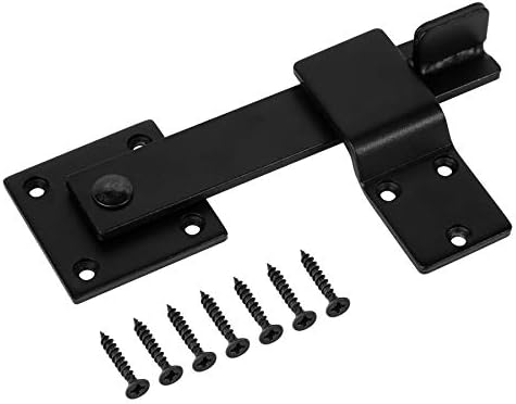 Sturdy 6 Farm Flip Gate Latch Matte Black