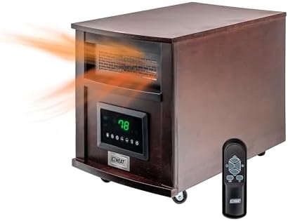 EZ-HEAT 1500W Cabinet Space Heater with Remote