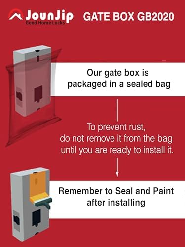 JOUNJIP GB2020 Gate Lock Box - 1 34 Thickness 2 38 Backset