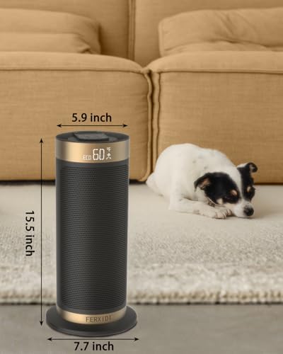 FERXIDI 1500W PTC Electric Space Heater with Thermostat and Remote
