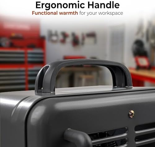 Comfort Zone Electric Space Heater with Adjustable Thermostat and Safety Features