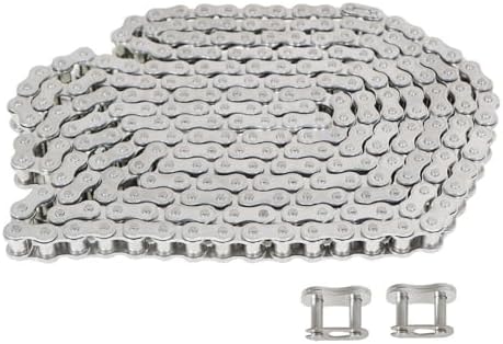 Gudwells ANSI 40SS Roller Chain 10 Feet with 2 Master Links