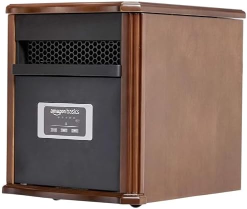 Amazon Basics 1500W Wood Cased Portable Heate