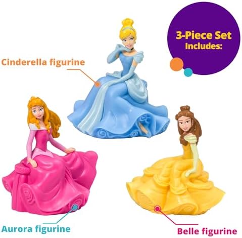 DecoSet Disney Princess Cake Topper Set 3-Piece