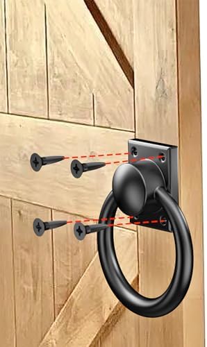 Trust4Care 3-34 Rotatable Matte Black Gate Handles