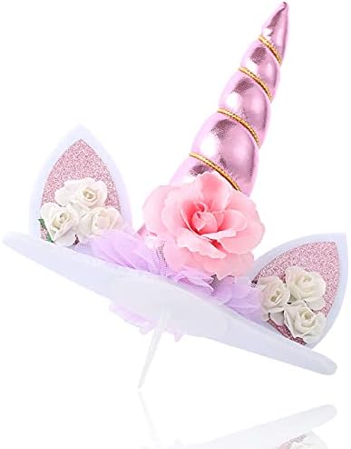 Zkptops Unicorn Cake Topper Birthday Decorations Pink 58 Inch